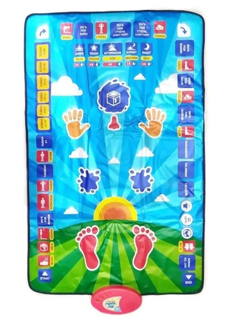 DubaiGallery Kids Educational Smart Prayer Mat for Kids EDUCATIONAL PRAYER MAT Fun, Easy & Interactive, Prayer Rug for Kids - Image 2